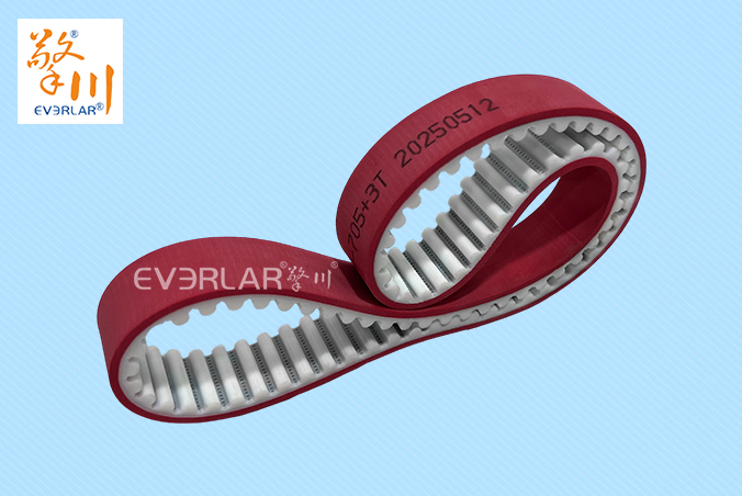 PU同步帶加紅膠精準傳動汽車零部件制造自動化生產(chǎn)線齒形帶加工