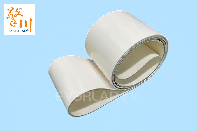 白色PVC輸送帶耐磨抗拉食品電子物流流水線輸送機傳送帶定制