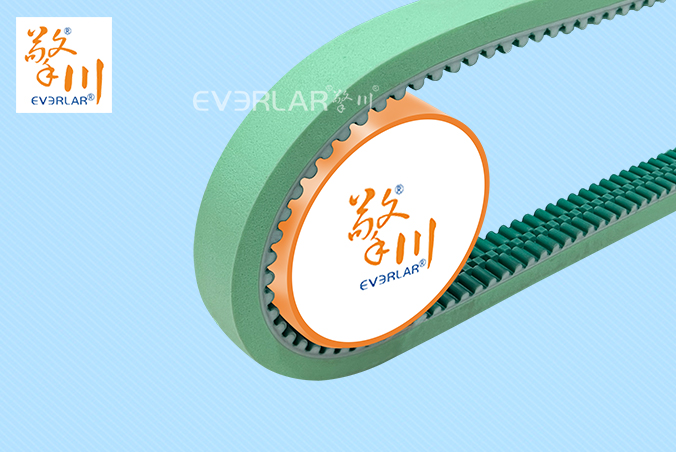 PU同步帶加綠布發(fā)泡膠耐磨耐油食品包裝機傳動帶廠家定制加工