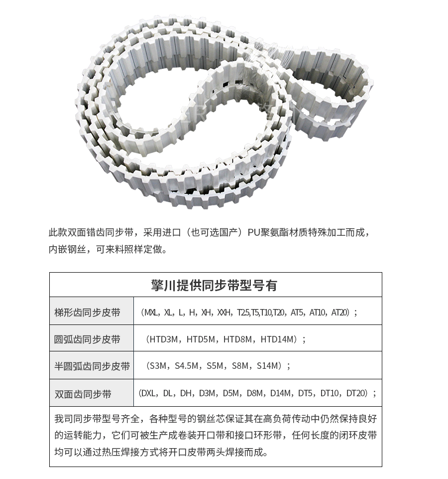 雙面齒同步帶 雙面齒同步帶