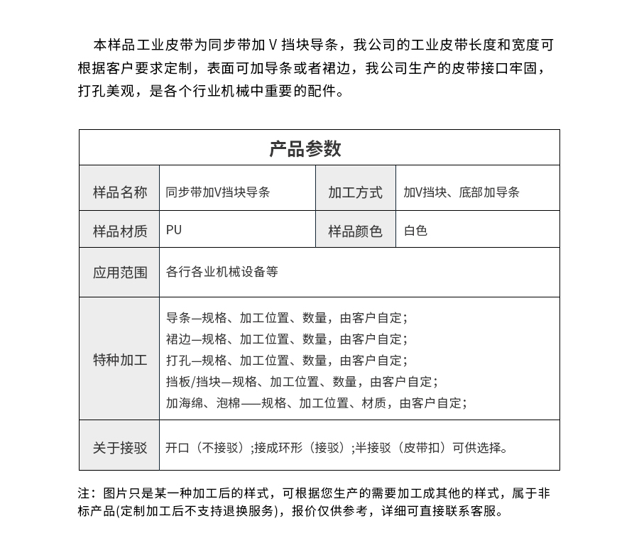 PU同步帶 PU同步帶